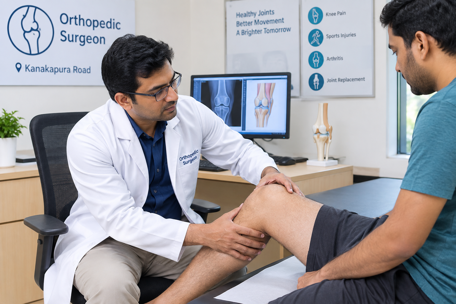 Knee Pain in Bangalore: Common Causes, Treatment Options and When to See an Orthopedic Surgeon