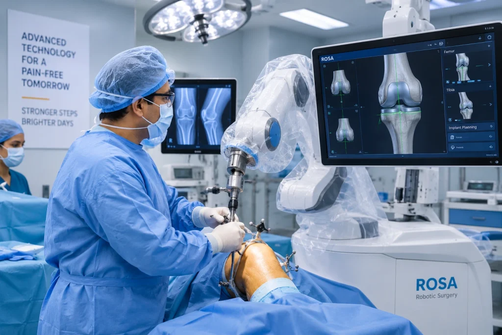 Robotic knee replacement near me Electronic City
